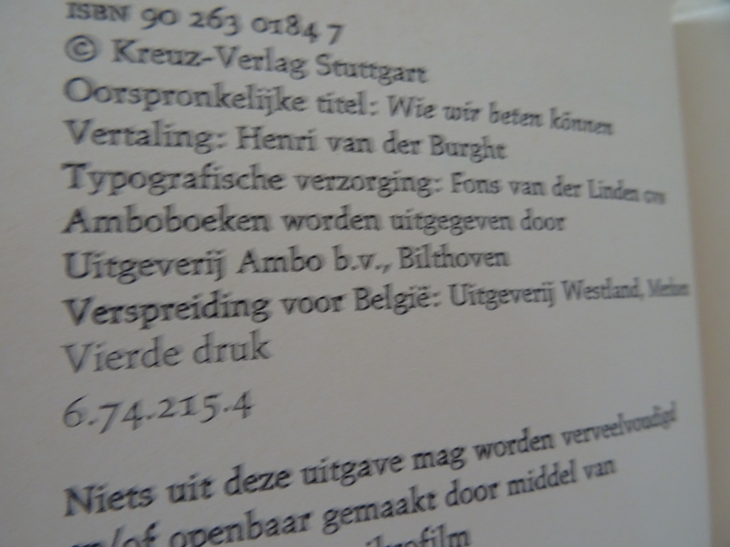 J. Zink Het nieuwe woord Hoe wij kunnen bidden - Afbeelding 5