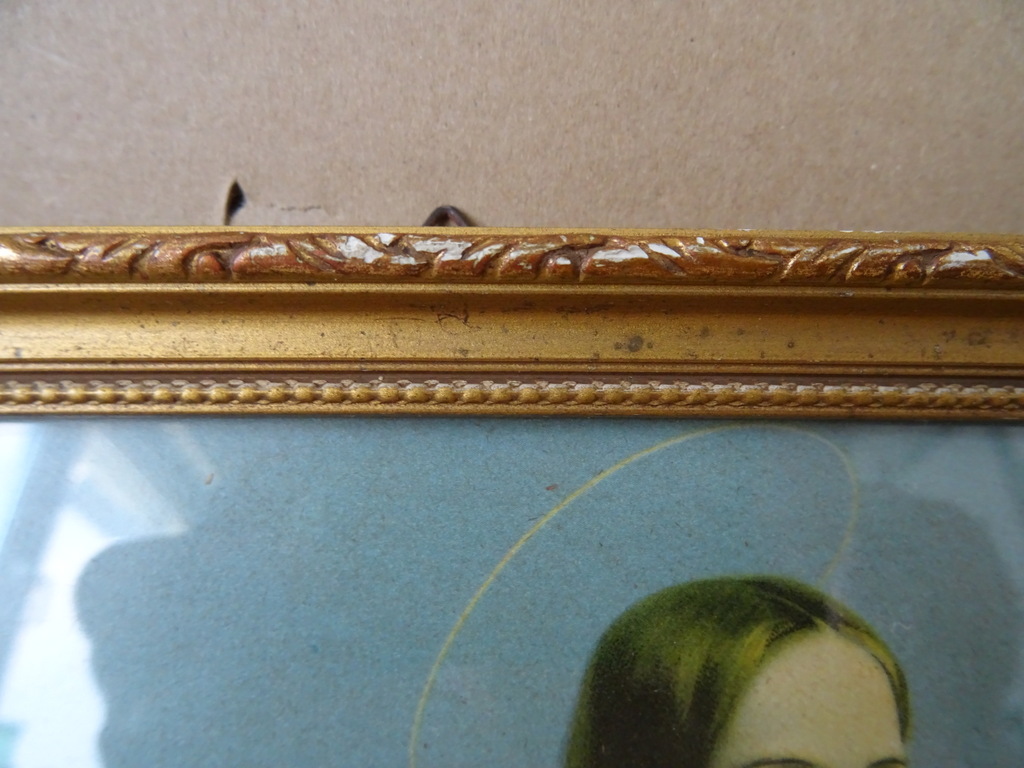 Vintage prent Giovanni Jezus Christus in het korenveld 40x21cm - Afbeelding 6
