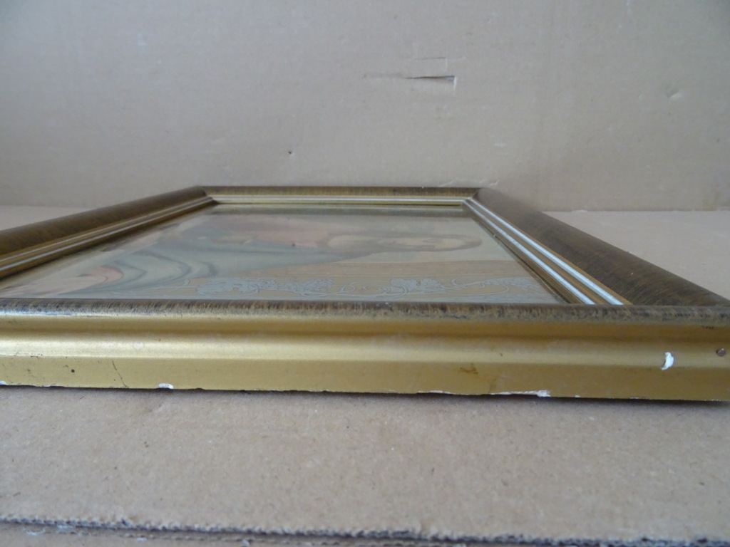 Vintage prent Jezus Christus zegent brood en wijn 35x26cm - Afbeelding 7