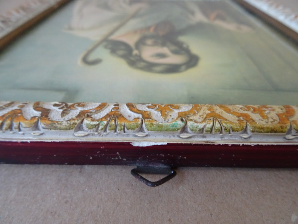 Vintage prent Jezus Christus op deur kloppend 21x27cm - Afbeelding 10