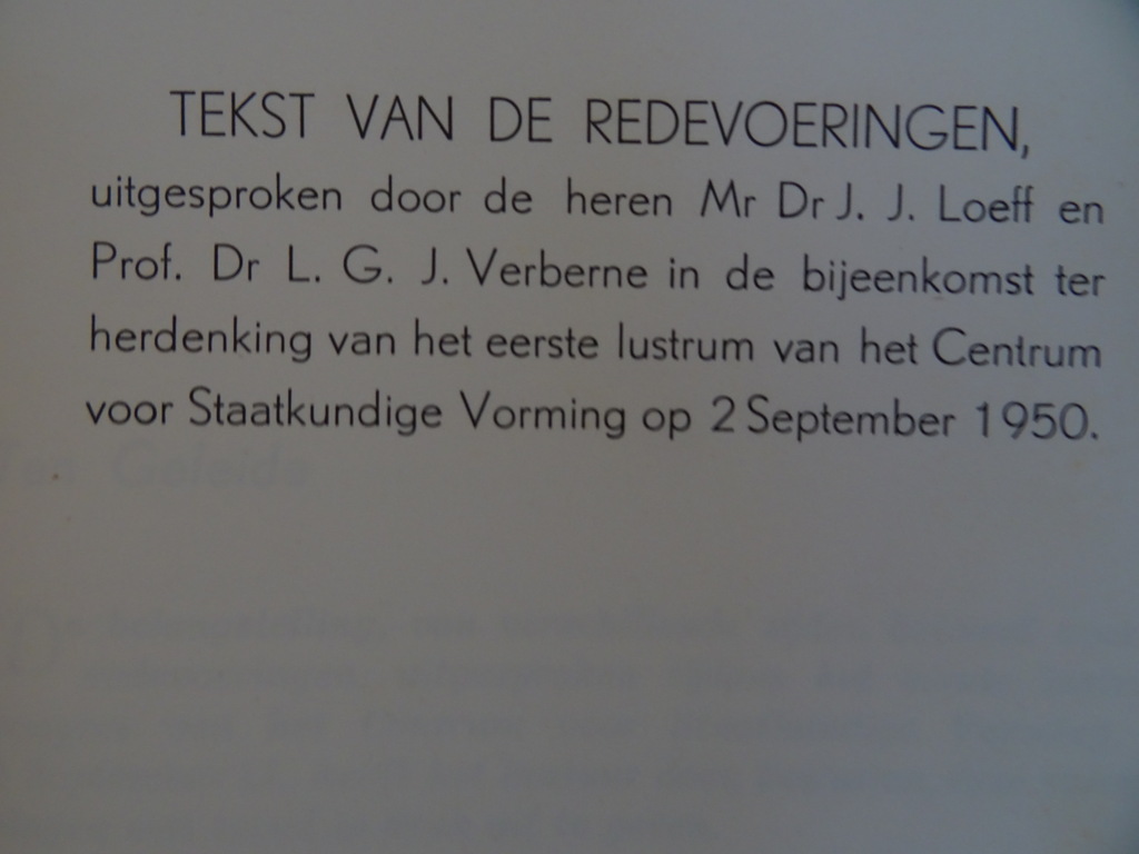 Mr. Dr. J. J. Loeff en Prof. Dr. L. G. J. Verberne Katholicisme verdraagzaamheid - Afbeelding 10