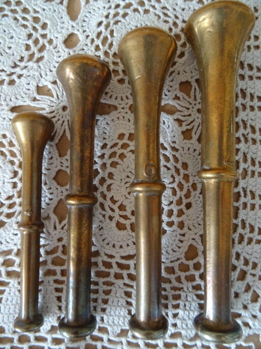 Alternative view of Set antieke of vintage stampers nr 4 5 6 7