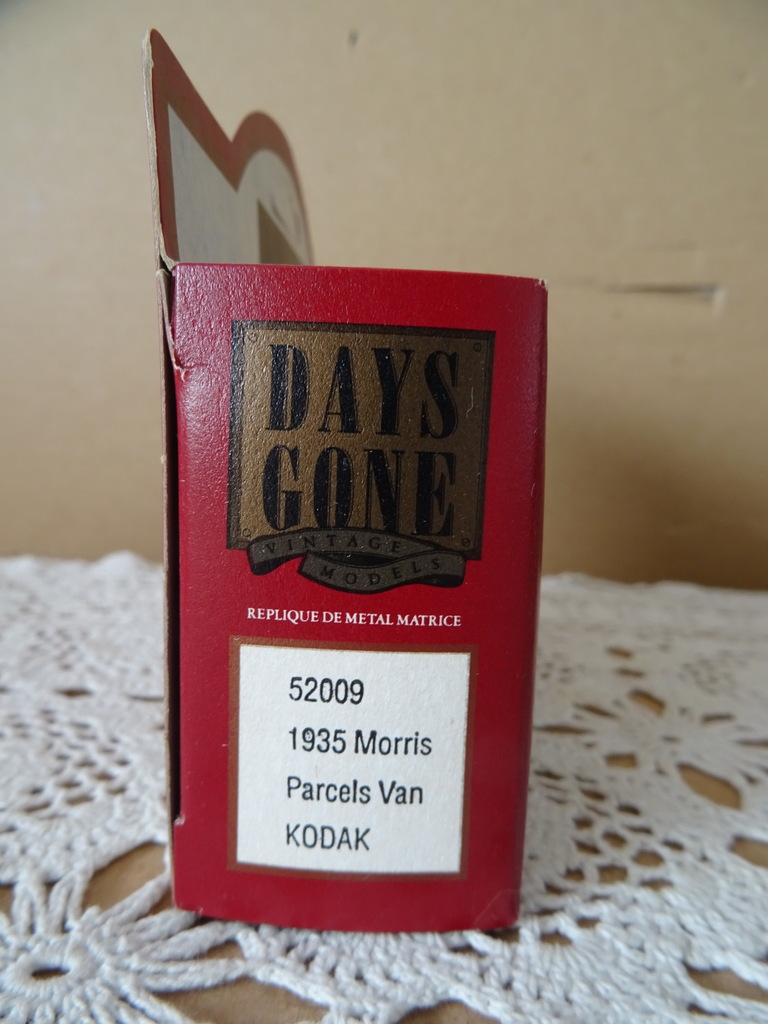 Vintage Days Gone DG 52 modelauto 1935 Morris Parcels Van Kodak - Afbeelding 7