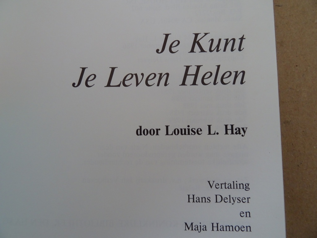 Louise L. Hay Je kunt je leven helen - Afbeelding 3