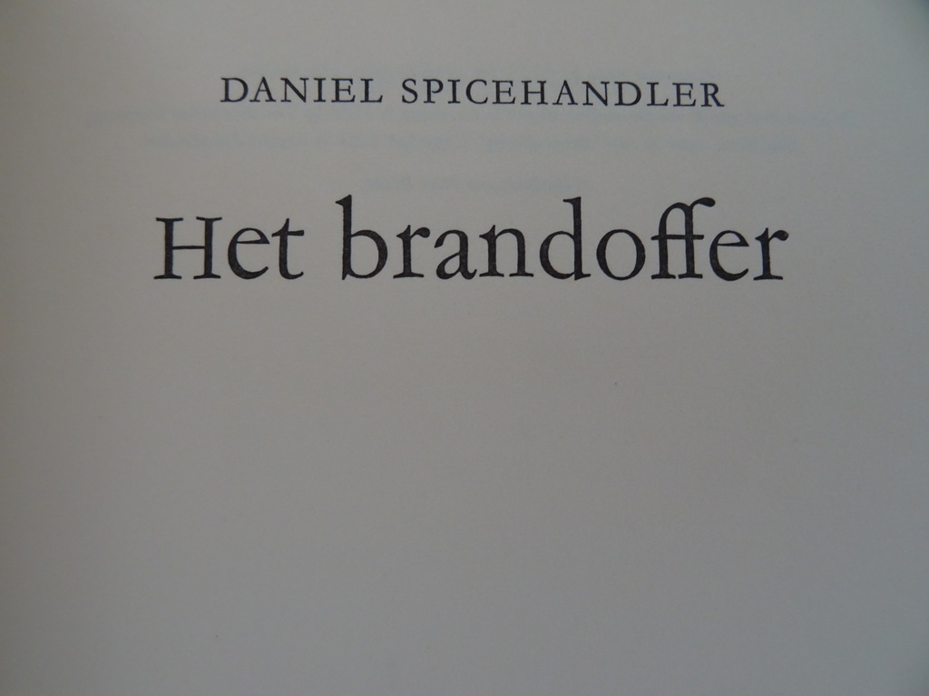 Daniel Spicehandler Het brandoffer - Afbeelding 6