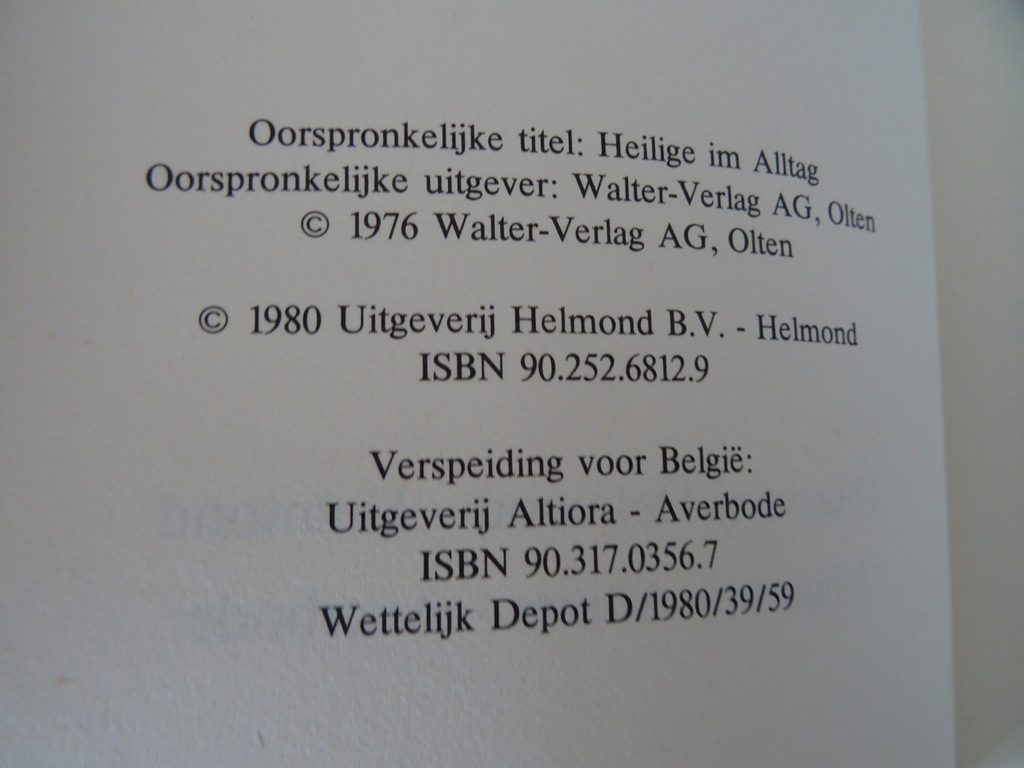 Walter Nigg Heiligen zijn ook mensen - Afbeelding 9