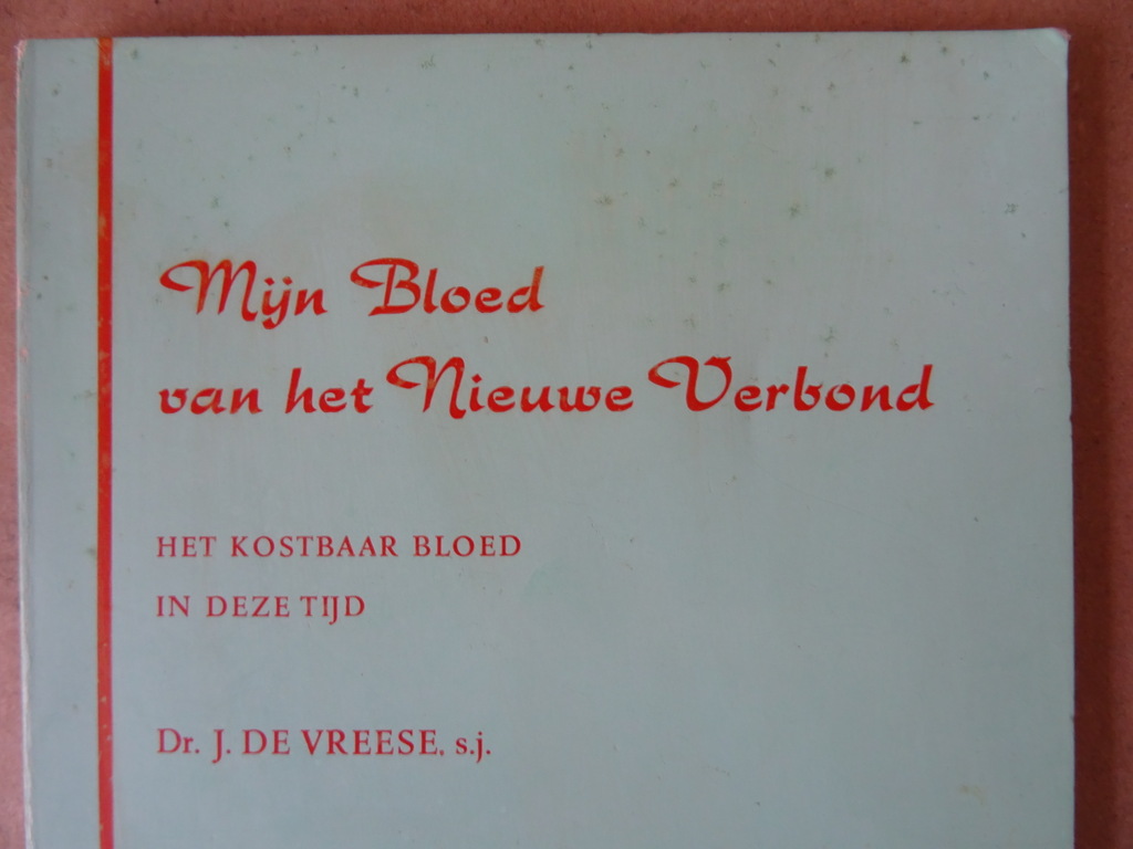 Dr. J. de Vreese s.j. Mijn Bloed van het Nieuwe Verbond GGG No 740 - Afbeelding 2