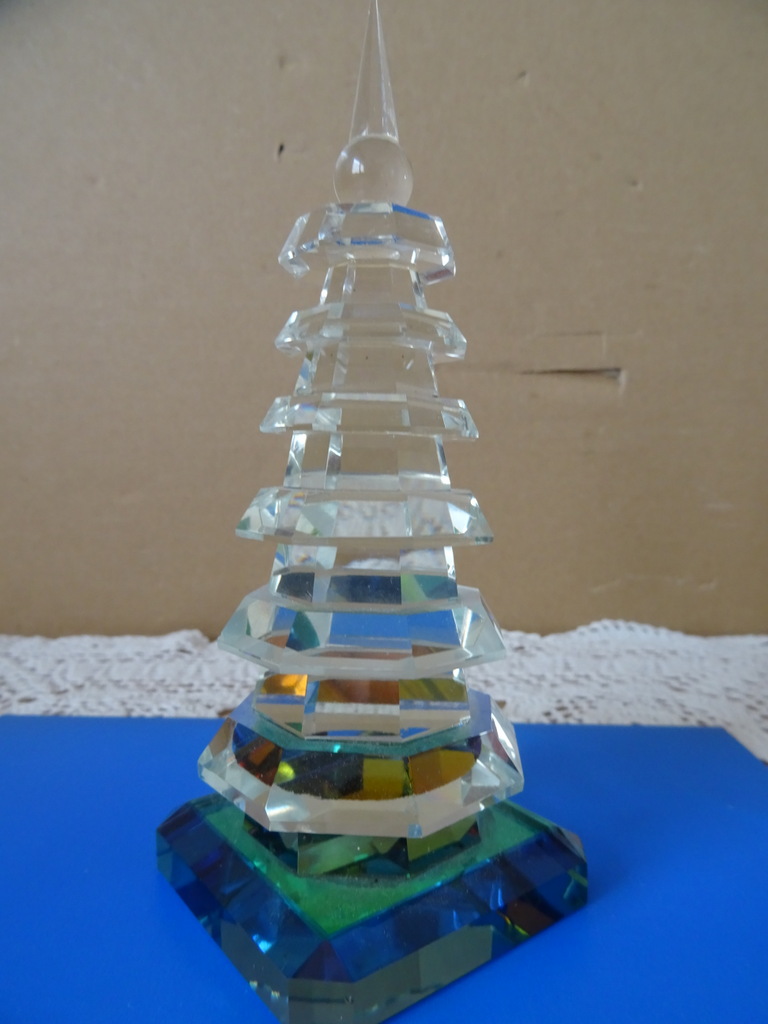 Kristallen Feng Shui beeldje Pagode toren 15cm - Afbeelding 13