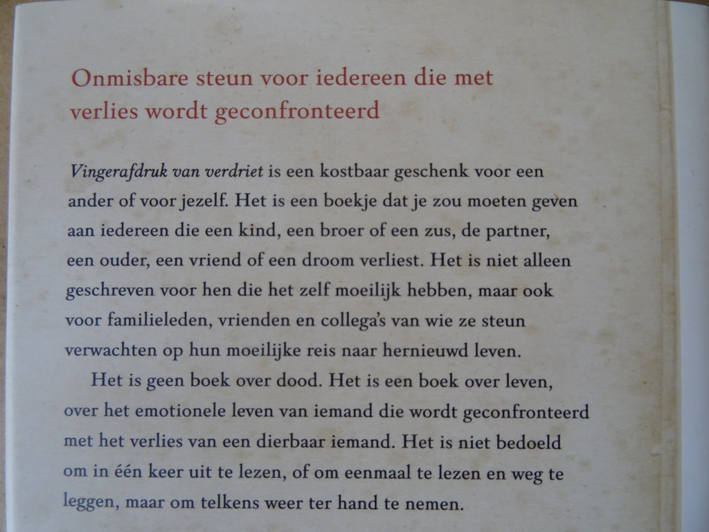 Manu Keirse Vingerafdruk van verdriet Woorden van bemoediging - Afbeelding 14