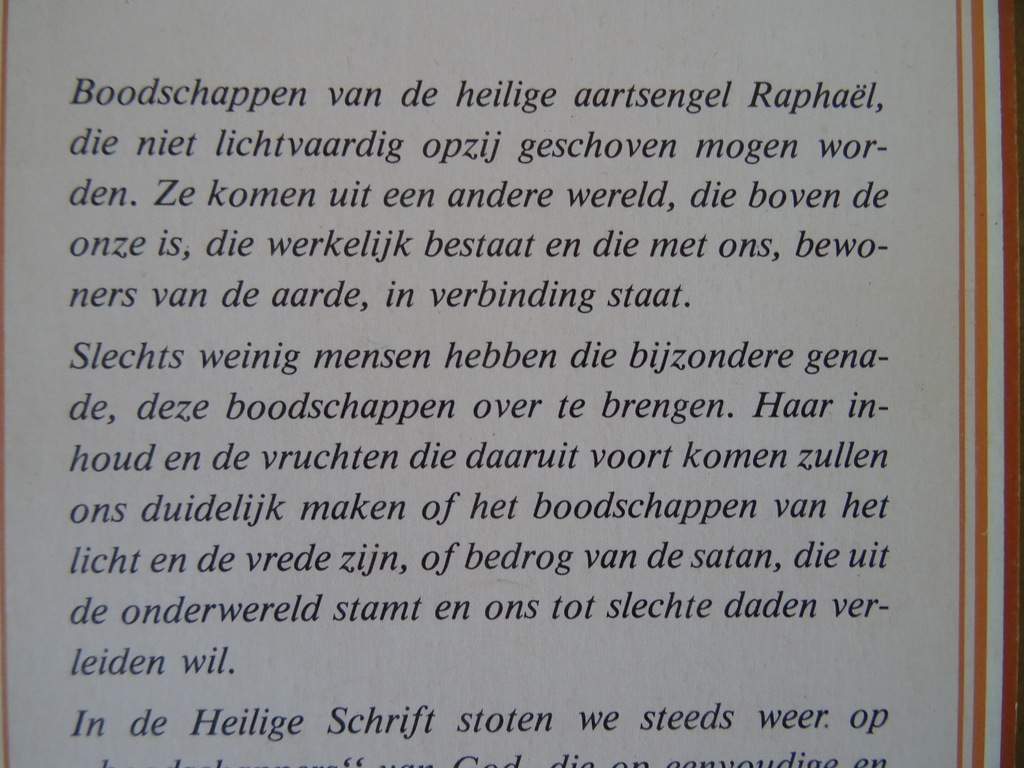 Boodschappen voor de eindtijd Augustus 1984 - September 1985 - Afbeelding 2