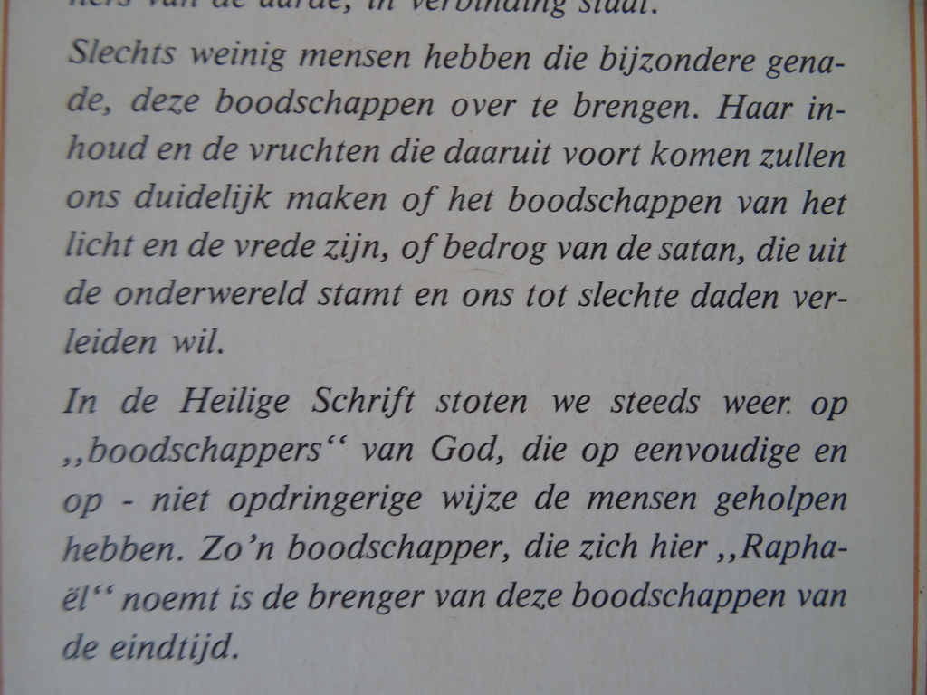 Boodschappen voor de eindtijd Augustus 1984 - September 1985 - Afbeelding 3