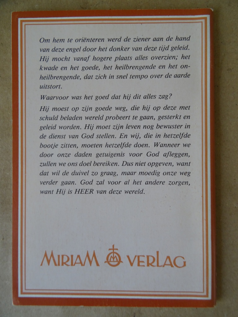 Boodschappen voor de eindtijd Augustus 1984 - September 1985 - Afbeelding 16