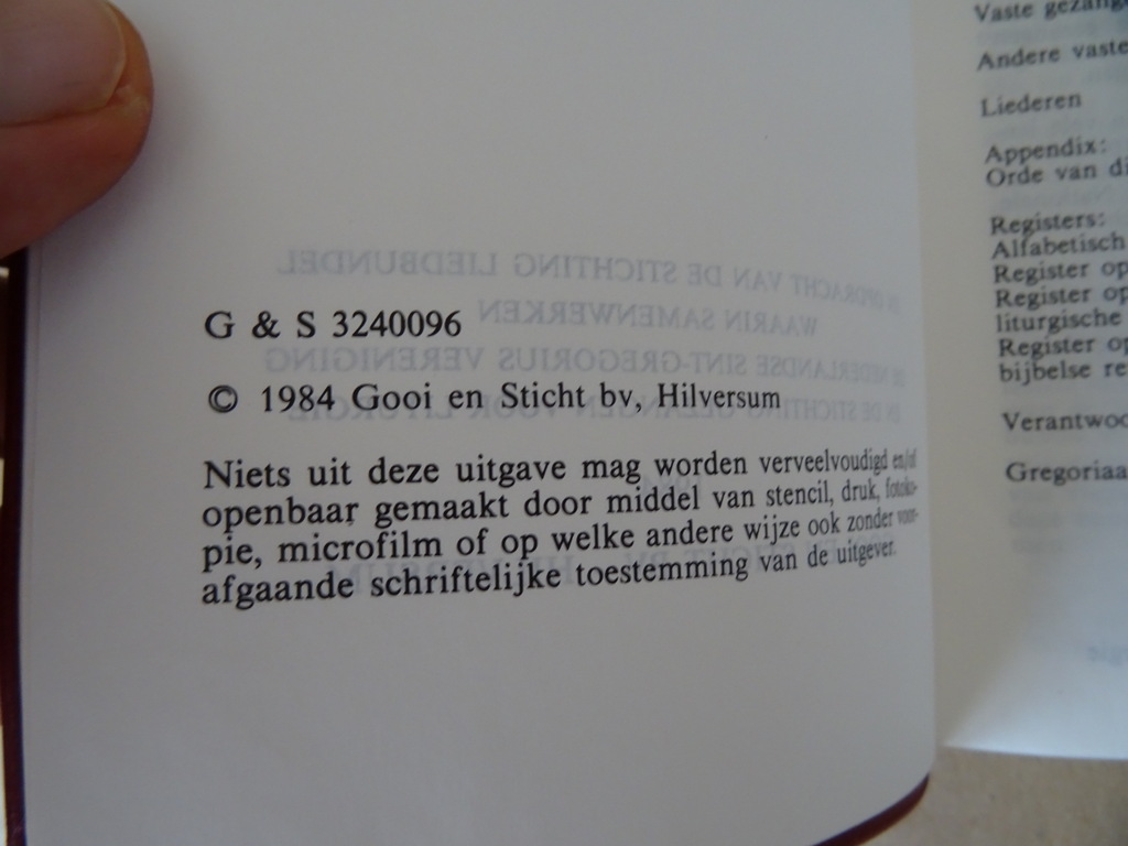 Stichting Liedbundel Gezangen voor Liturgie - Afbeelding 8