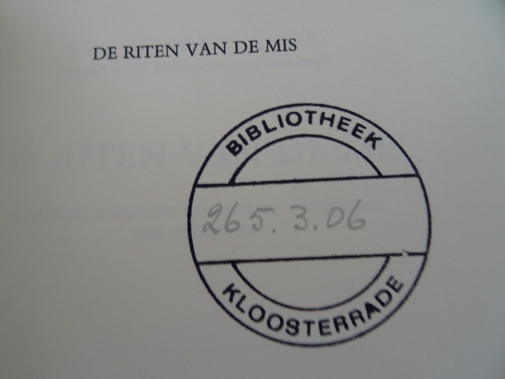 Dom. Cornelis Vos o.s.b. De riten van de mis - Afbeelding 7