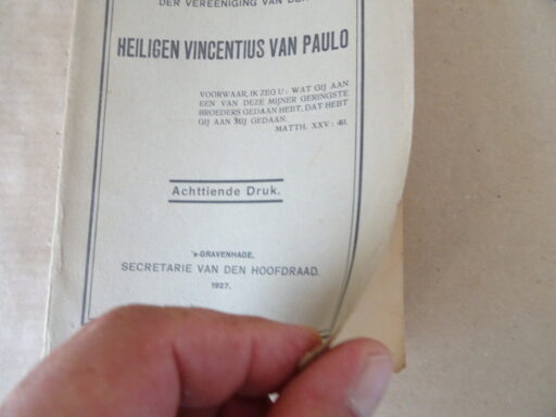 Alternative view of Handboek der Vereeniging van den Heiligen Vincentius van Paulo