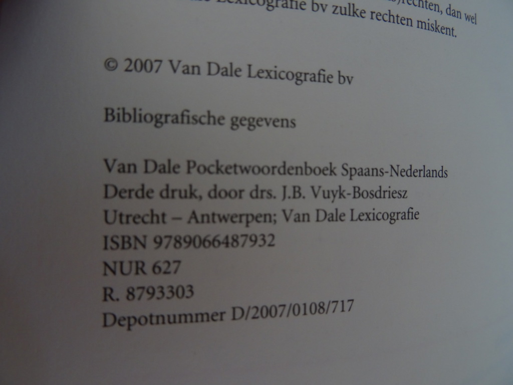 Van Dale pocketwoordenboek Spaans Nederlands - Afbeelding 5