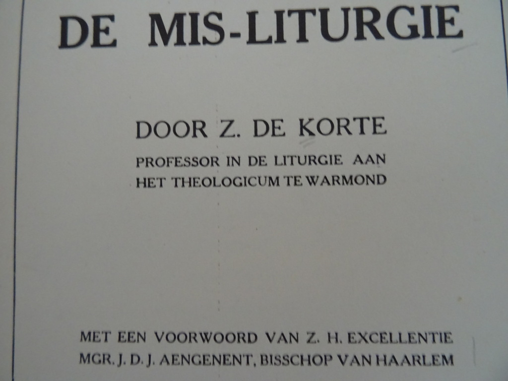 Z. de Korte de Mis-Liturgie - Afbeelding 9