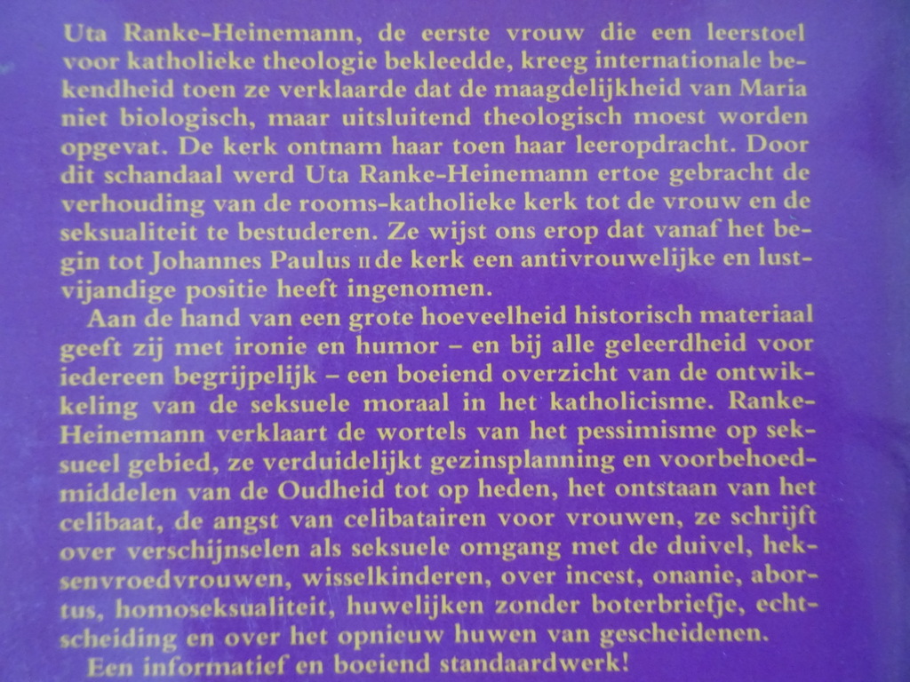 Uta Ranke-Heinemann Eunuchen voor het hemelrijk - Afbeelding 12