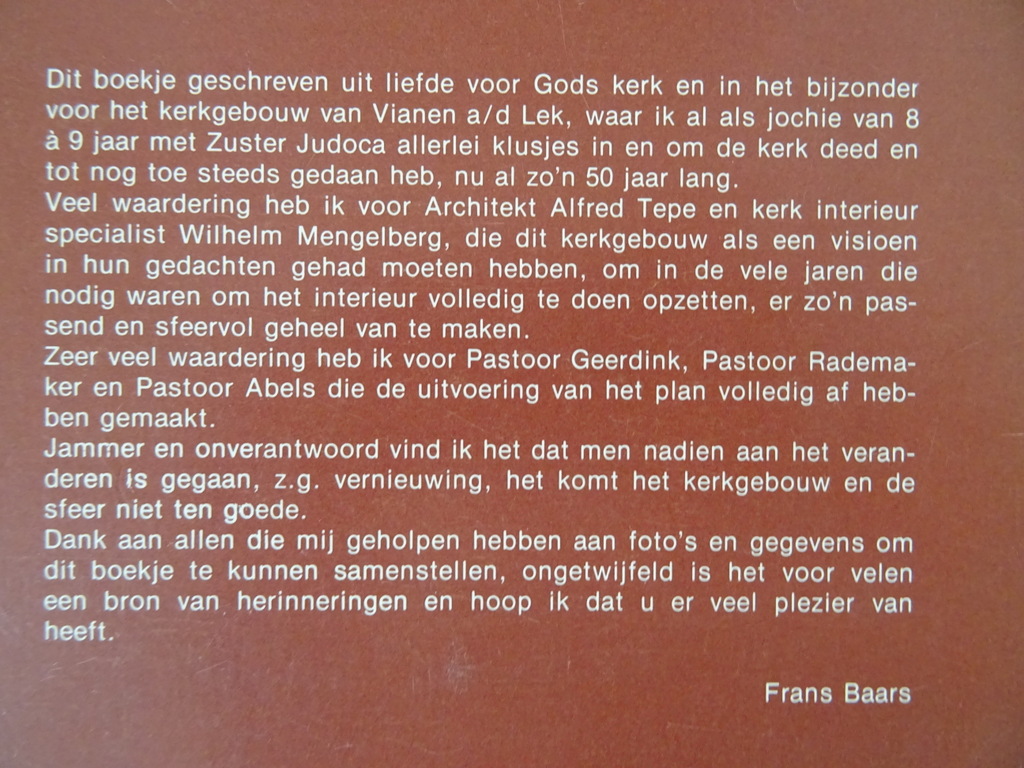 F. J. Th. Baars 100-jarige R.K. Kerk te Vianen a.d. Lek - Afbeelding 12