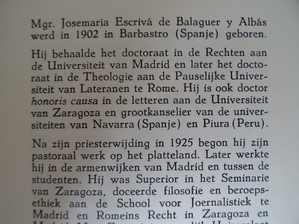Josemaria Escrivà de Balaguer De weg - Afbeelding 10