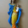 Vintage wand Mariabeeldje de Moeder Gods 25cm