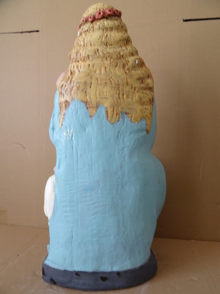 Antiek Mariabeeld de Moeder Gods 51cm - Afbeelding 23
