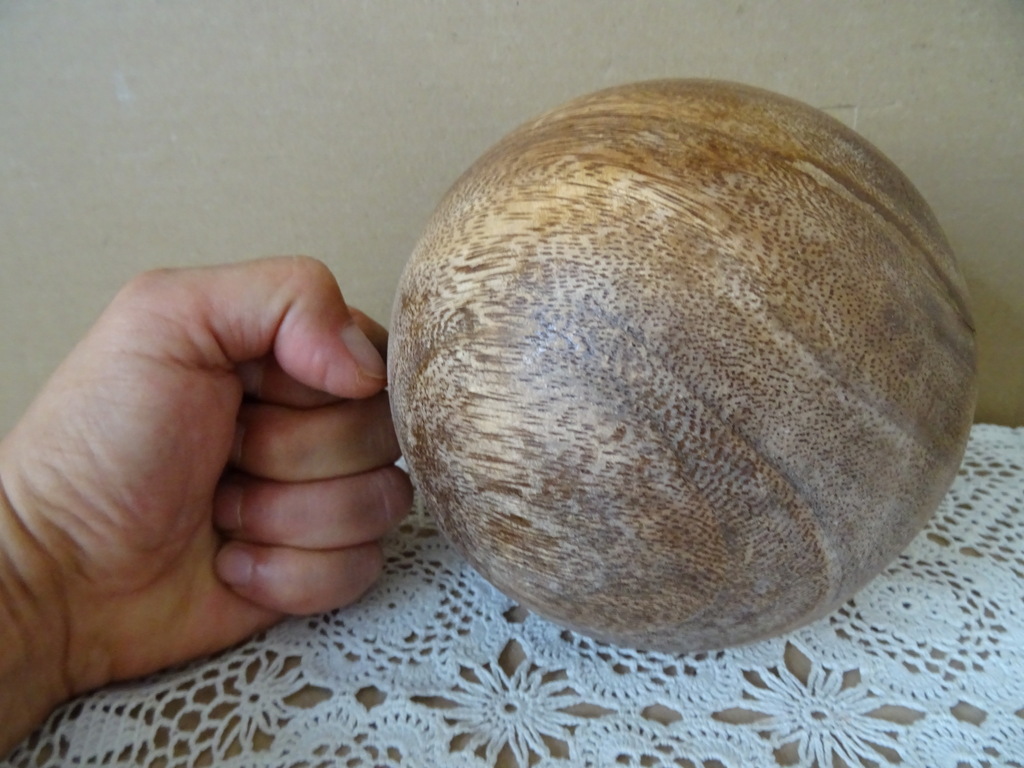 Houten bal 14cm - Afbeelding 3