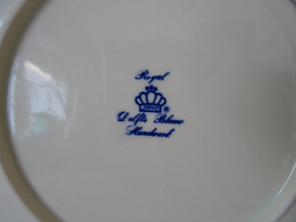 Vintage wandbord Royal Delft 19cm - Afbeelding 8