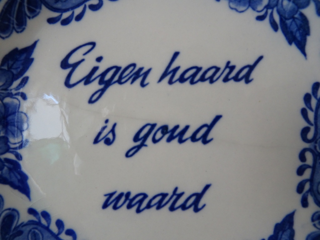 Set wandborden met spreuken Dutch Blue Handwerk 15cm - Afbeelding 7