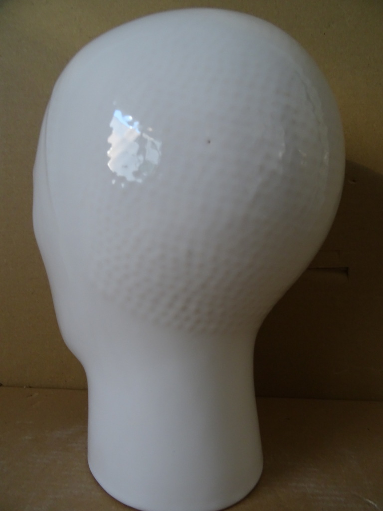 Vintage aardewerk mannequin hoofd Royal Delft - Afbeelding 10
