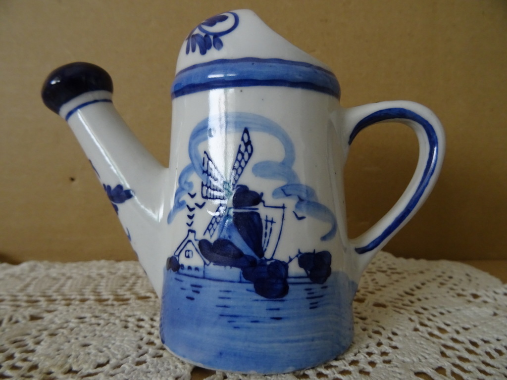 Vintage Delfts blauw kannetje 10cm - Afbeelding 2
