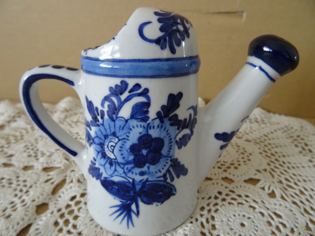 Vintage Delfts blauw kannetje 10cm - Afbeelding 5