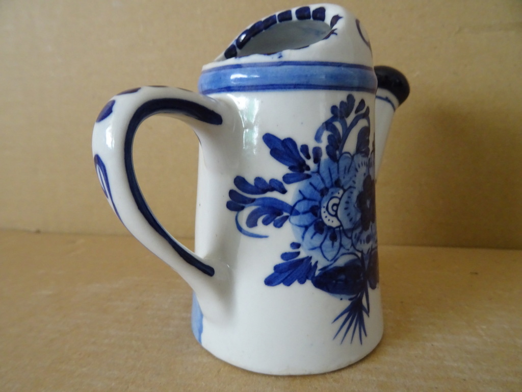 Vintage Delfts blauw kannetje 10cm - Afbeelding 8