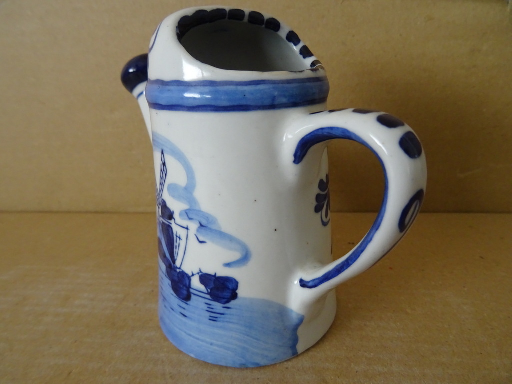 Vintage Delfts blauw kannetje 10cm - Afbeelding 9