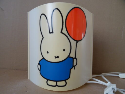 Vintage Nijntje lamp wandlamp kinderkamer 20x20cm