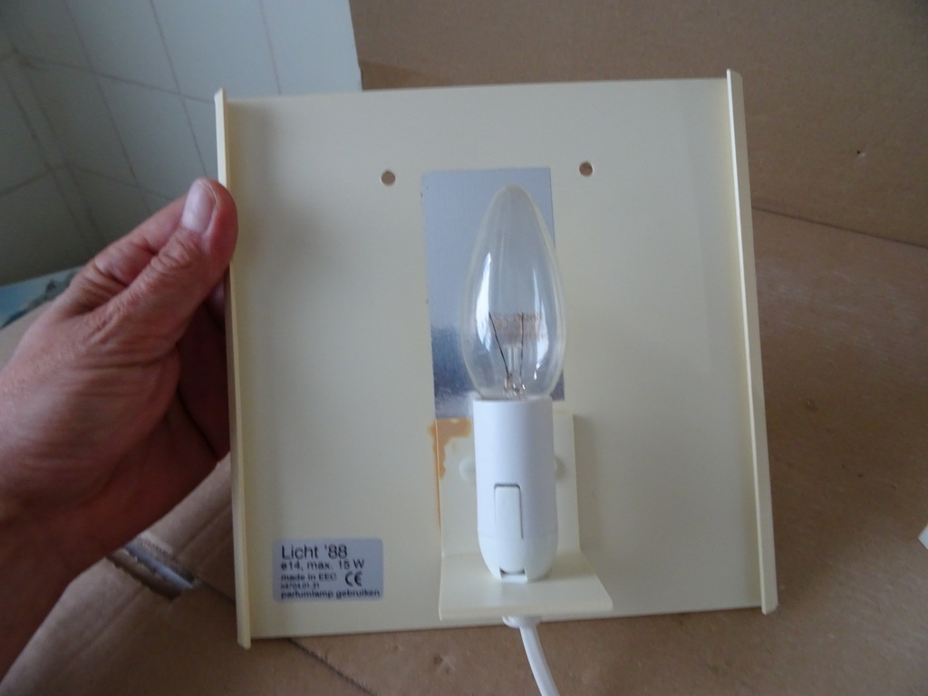Vintage Nijntje lamp wandlamp kinderkamer 20x20cm - Afbeelding 10
