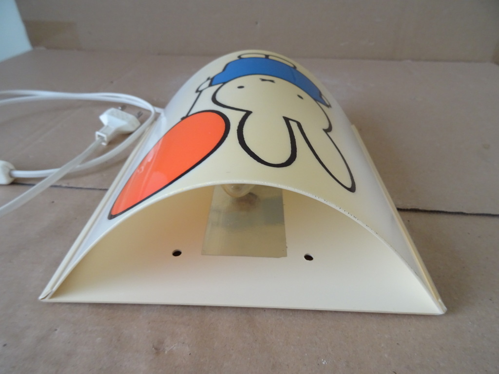 Vintage Nijntje lamp wandlamp kinderkamer 20x20cm - Afbeelding 14