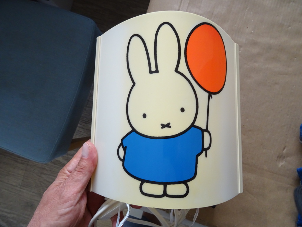 Vintage Nijntje lamp wandlamp kinderkamer 20x20cm - Afbeelding 20