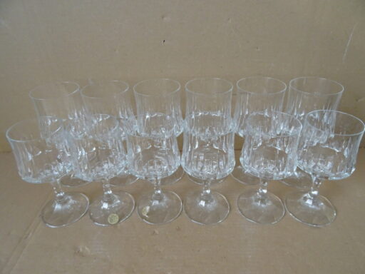 Vintage set kristallen glazen Echt Bleikristal