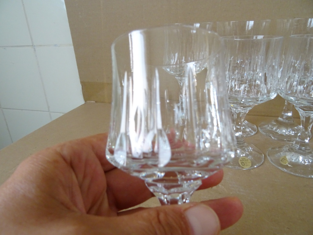 Vintage set kristallen glazen Echt Bleikristal - Afbeelding 9