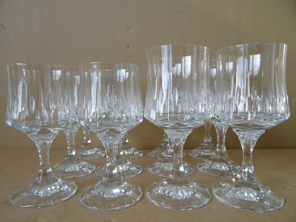 Vintage set kristallen glazen Echt Bleikristal - Afbeelding 10