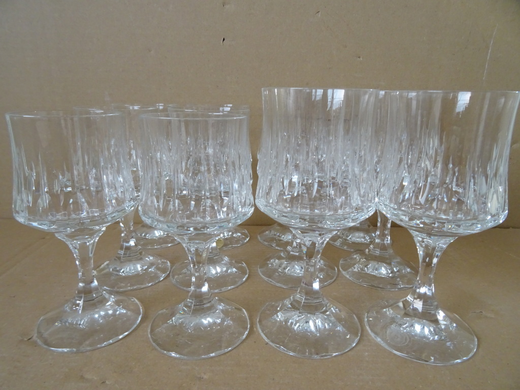 Vintage set kristallen glazen Echt Bleikristal - Afbeelding 11