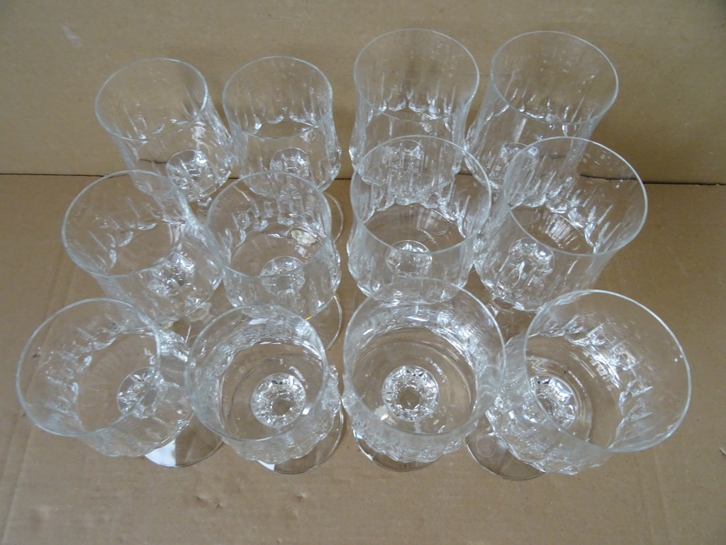 Vintage set kristallen glazen Echt Bleikristal - Afbeelding 12