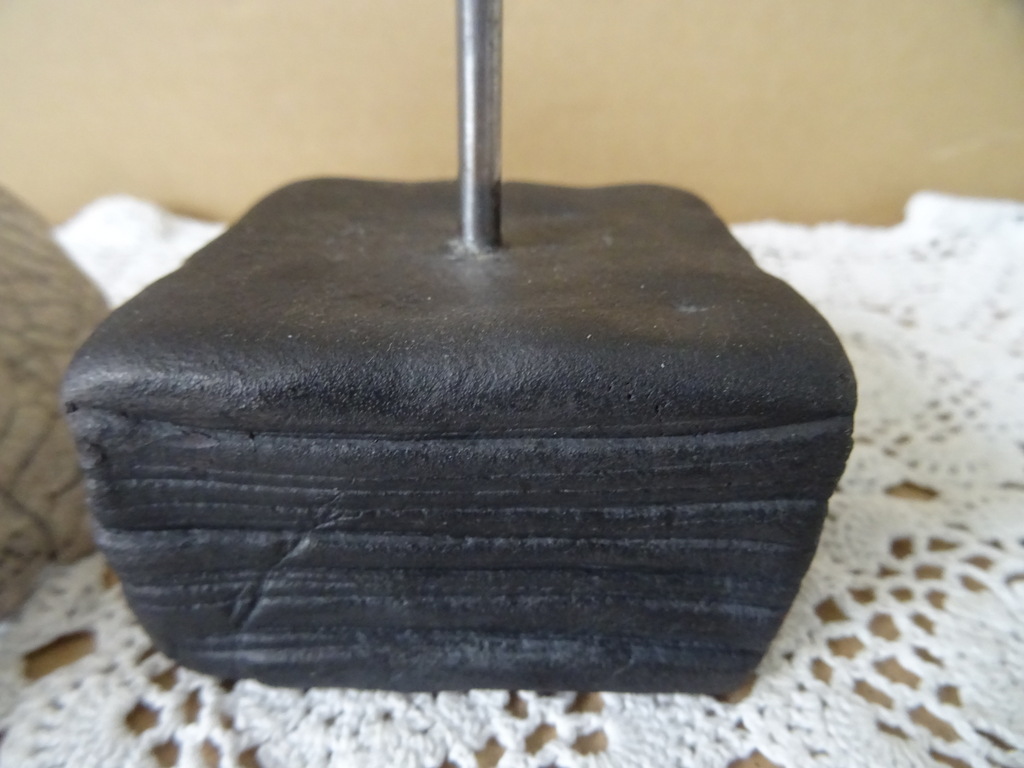 Beeld van een vis kogelvis raku keramiek PvW 37cm - Afbeelding 11