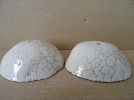 Alternative view of Set wierookhouders raku keramiek 9cm doorsnede