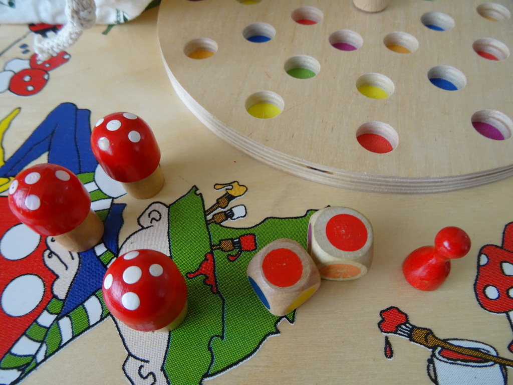 Houten Janbibejan set puzzel memoryspel en balanstoren - Afbeelding 13