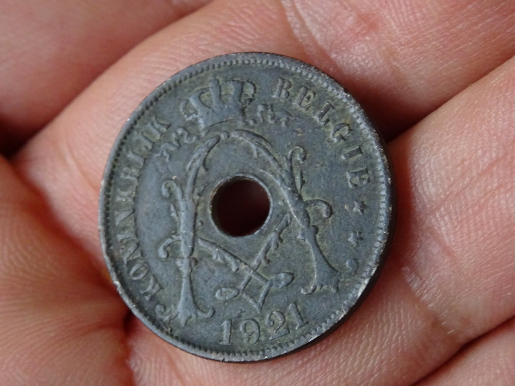 25 Centimes 1921 Koninkrijk België