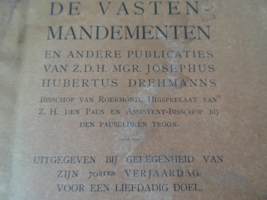 Josephus Hubertus Drehmanns De vasten-mandementen - Afbeelding 3