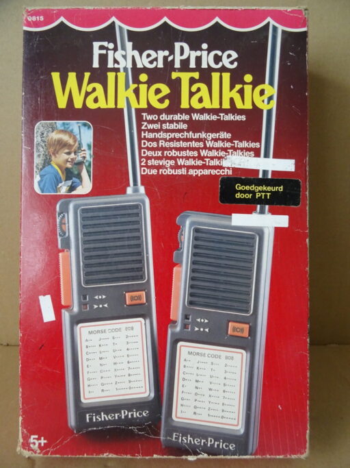 Alternative view of Vintage Fisher-Price Walkie Talkie set