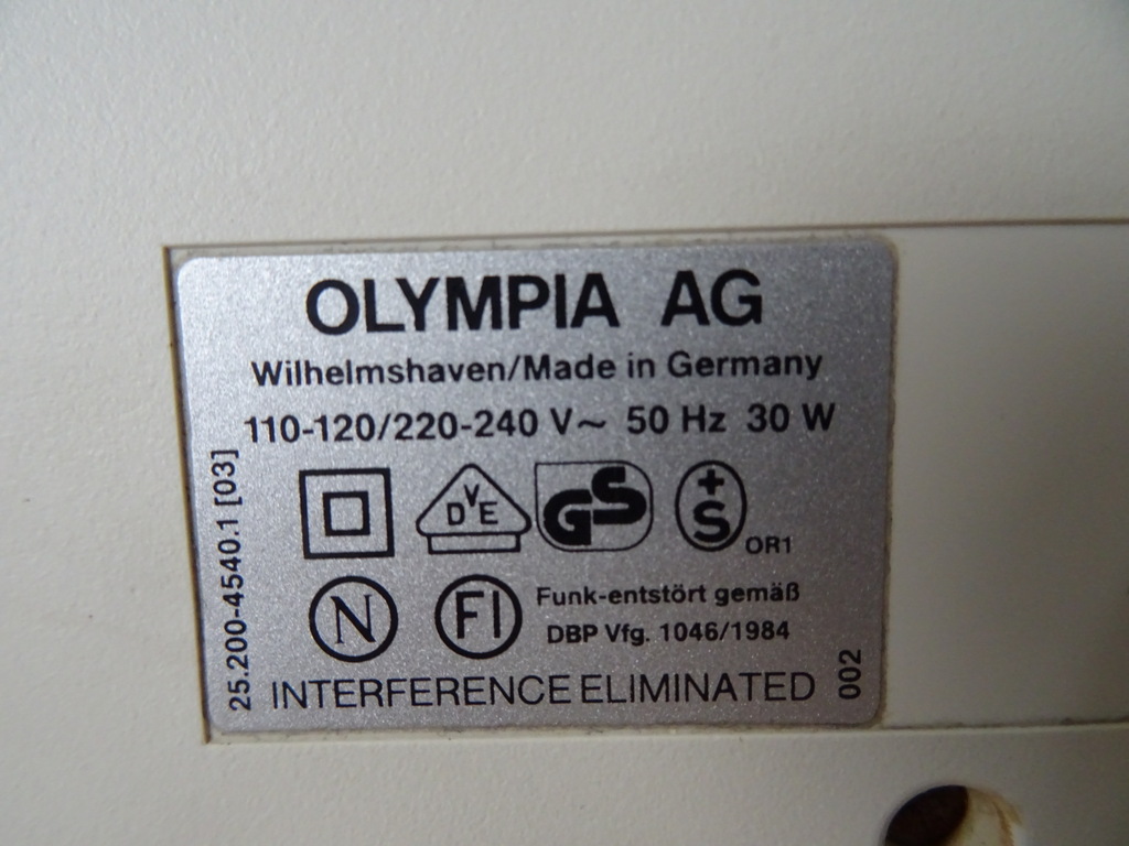 Elektrische typemachine AEG Olympia Carrera - Afbeelding 13